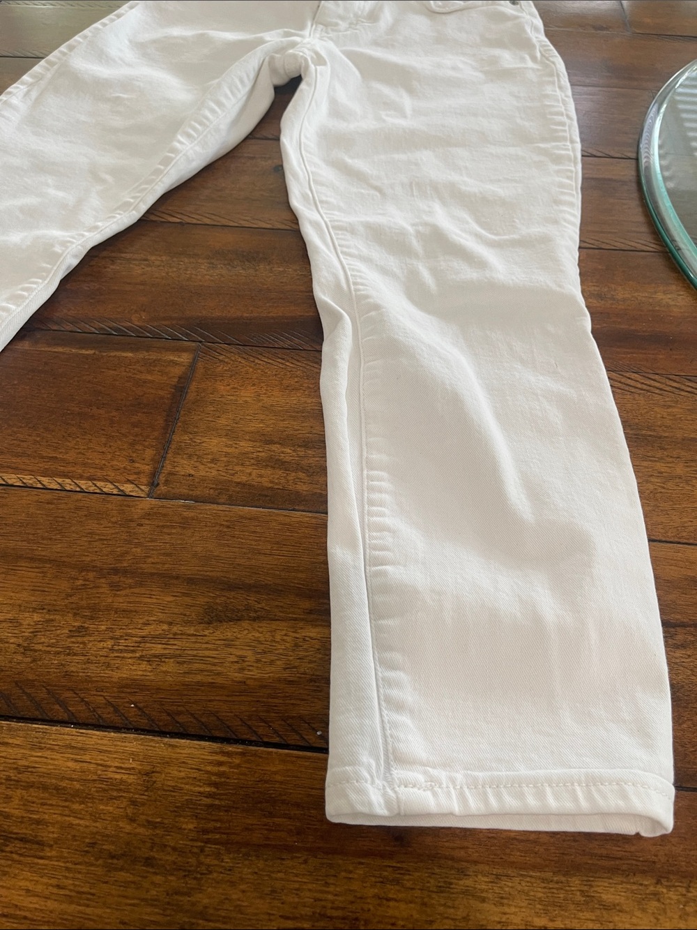 Lucky Brand White Ava Mid Rise Crop Skinny Jeans size 8/29 cropped - Picture 2 of 14